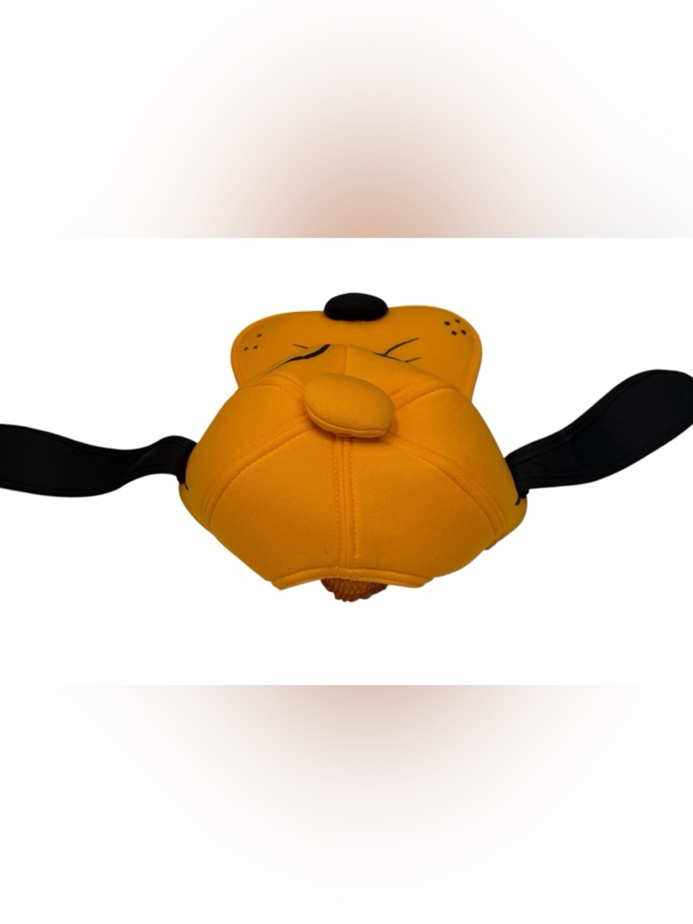 Disney Parks Foam Pluto Dog Face Floppy Ears Hat Yellow Size Adult elastic back - Picture 2 of 3